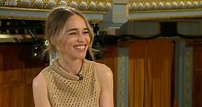 Interview: Emilia Clarke, Game of Thrones, The Seagull and the strokes. 17 July 22