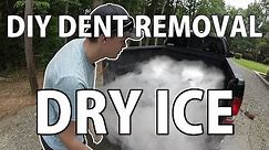 Does Dry Ice Remove Dents?