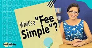 What is Fee Simple