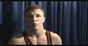Andrew Howe (Wisconsin) interview following first-round win at NCAA Wrestling Championships