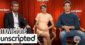 'Divergent' | Unscripted | Shailene Woodley, Miles Teller, Theo James