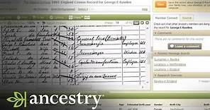 Getting Started on Your Family Tree | Ancestry UK
