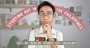 College Art Programs in Manila - Art Student Guide | KahlilAlcala