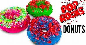POP ROCKS DONUTS - How To Make Pop Rock Candy Donut DIY