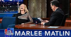 "F*** You!" - Marlee Matlin Teaches Stephen Some Naughty Words In ASL