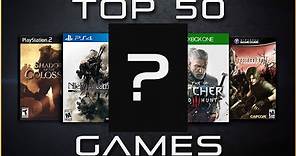 Top 50 Video Games Of All Time