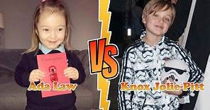 Knox Jolie-Pitt Vs Ada Law (Jude Law’s Daughter) Transformation ★ From Baby To Now
