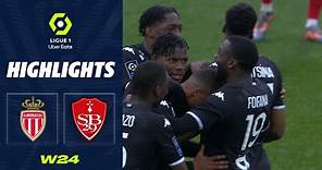 STADE BRESTOIS 29 - AS MONACO (1 - 2) - Highlights - (SB29 - ASM) / 2022-2023