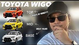 Which Variant is BEST FOR YOU? | Toyota Wigo G vs. E vs. J | In-Depth Comparison