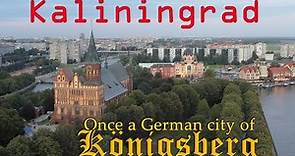 Kaliningrad Russia 4K. Russian People and German Heritage