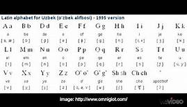 Learn Uzbek - Alphabet [7]