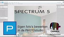 Caparol Spectrum how-to: eigen foto's bewerken in de PHOTOstudio