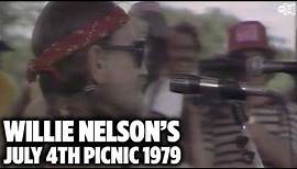 Willie Nelson's Fourth of July picnic in Austin in 1979
