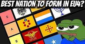 Best Formable Nation in EU4? Formable nations tier list Europa Universalis 4 2021 UPDATED