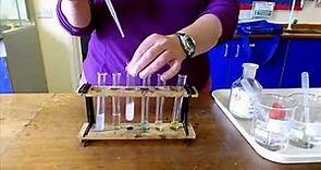 Testing for Cations Using Sodium Hydroxide solution