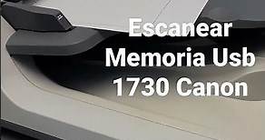 Escanear a memoria usb Canon 1730