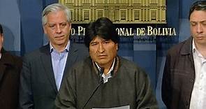 Morales calificó de "héroe" al funcionario asesinado por mineros y denunció una "conspiración"