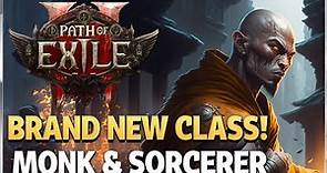 Path of Exile 2 - New Classes! Monk & Sorcerer Gameplay