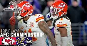 Kansas City Chiefs Top Plays vs. Baltimore Ravens | 2023 AFC Championship