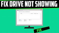 How To Fix Hard Drive Not Showing During Windows 10 Installation [Solved]