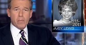 Judy Lewis: News Report of Her Death - November 25, 2011