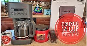 REVIEW CRUXGG 14 Cup Programmable Coffee Maker From Target $28.00