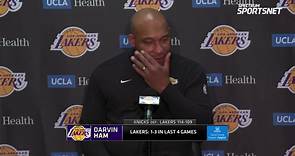 Darvin Ham on tonight's Lakers... - Spectrum SportsNet