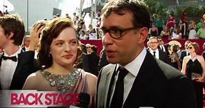 Elisabeth Moss and Fred Armisen at the 2009 Emmy Awards