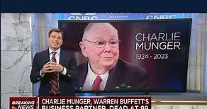 Remembering Charlie Munger and his investing legacy #Shorts
