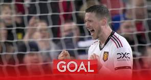 Wout Weghorst reacts quickest to score his first Manchester United goal