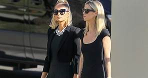 Paris And Nicky Hilton Join The Family At Grandpa Barron's Funeral