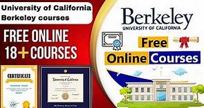 University of California Berkeley Free Online Courses
