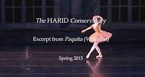 The HARID Conservatory, Excerpt from Paquita (Variation), Spring 2015