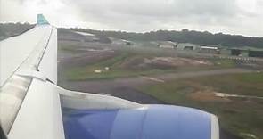 Approach and landing in Cayenne, French Guiana (CAY-SOCA)