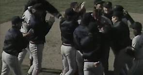 Final out of Jack Morris' no-hitter