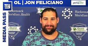 First Interview with Jon Feliciano | New York Giants