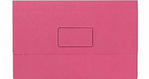 Foolscap Document Wallet 220gsm Pink