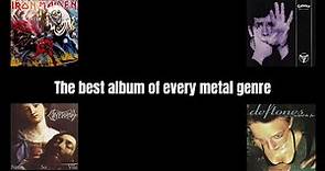 The Best Album Of Every Metal Genre (67 genres)