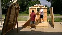 Jacksonville Sheds built on site in just a few hours!