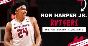 Ron Harper Jr. 2021-22 Rutgers Scarlet Knights Highlights