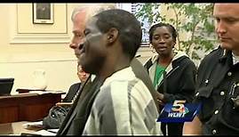 Convicted killer laughs as victim's sister addresses court at sentencing