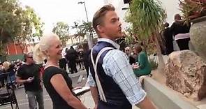 Derek & Julianne Hough and their mother Marriann for a DWTS Finale Photo/Video Shoot!