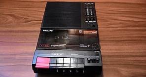 Presentazione, manutenzione e test registratore a cassette Philips D 6350