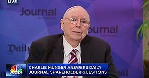 Charlie Munger on crypto: It's ridiculous anybody would buy this 'massively stupid' stuff