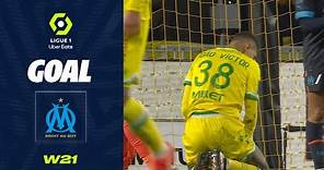 Goal Joao Victor DA SILVA MARCELINO (58' csc - OM) FC NANTES - OLYMPIQUE DE MARSEILLE (0-2) 22/23