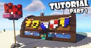 Minecraft | How To Build The Krusty Krab | Part 1