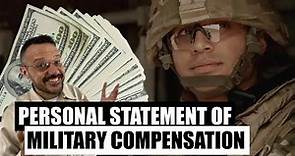 Understanding Your Personal Statement of Military Compensation (PSMC)