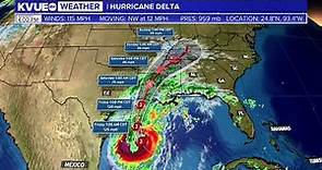 Hurricane Delta: LIVE radar tracks storm over Gulf of Mexico | KVUE
