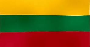 Evolución de la Bandera Ondeando de Lituania - Evolution of the Waving Flag of Lithuania