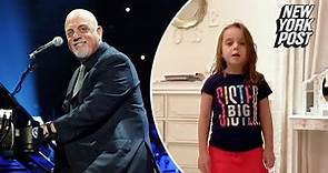 Billy Joel’s 5-year-old daughter Della sings in a new video